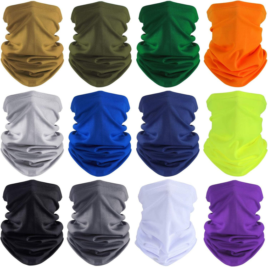 Summer Neck Gaiter Mask Windproof Scarf UV Protection Balaclava Bandanas Breathable Outdoor for Men Women