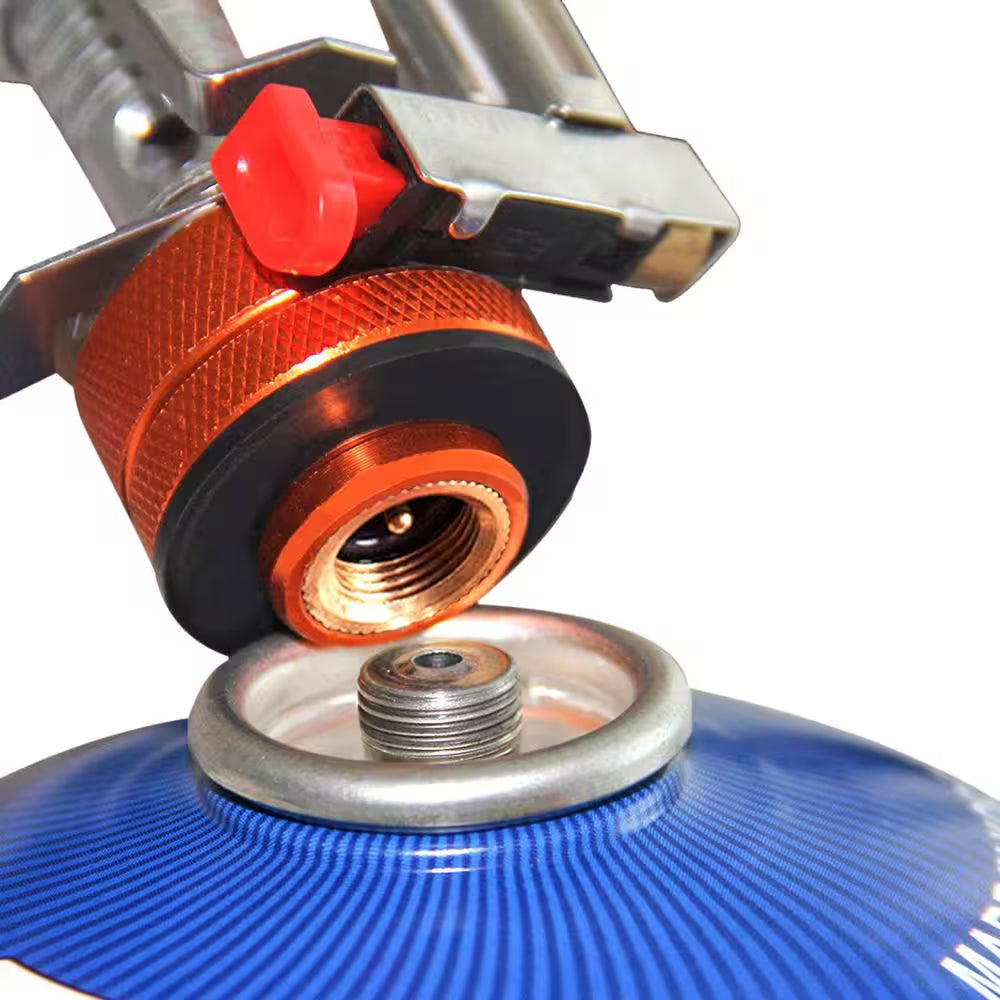 Ultralight Foldable Camping Stove, Portable Backpacking Gas Stove with Piezo Ignition for Hiking, Camping & Outdoor Cooking