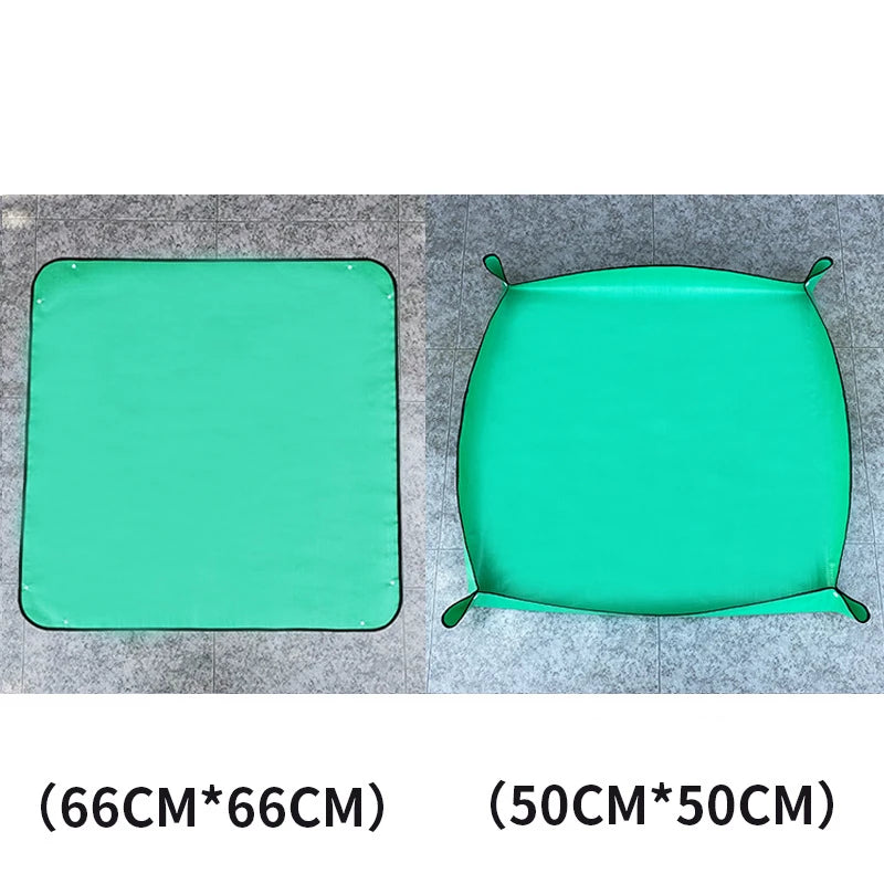 Waterproof Foldable Plant Repotting Mat, PE Gardening Potting Pad for Planting, Transplanting & Flower Potting