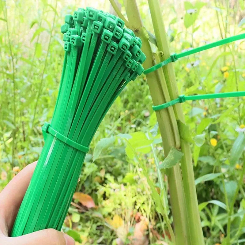 Gardening Plant Ties, Reusable Plant Support Ties, Adjustable Garden Zip Ties for Securing Plants, Vines & Stems