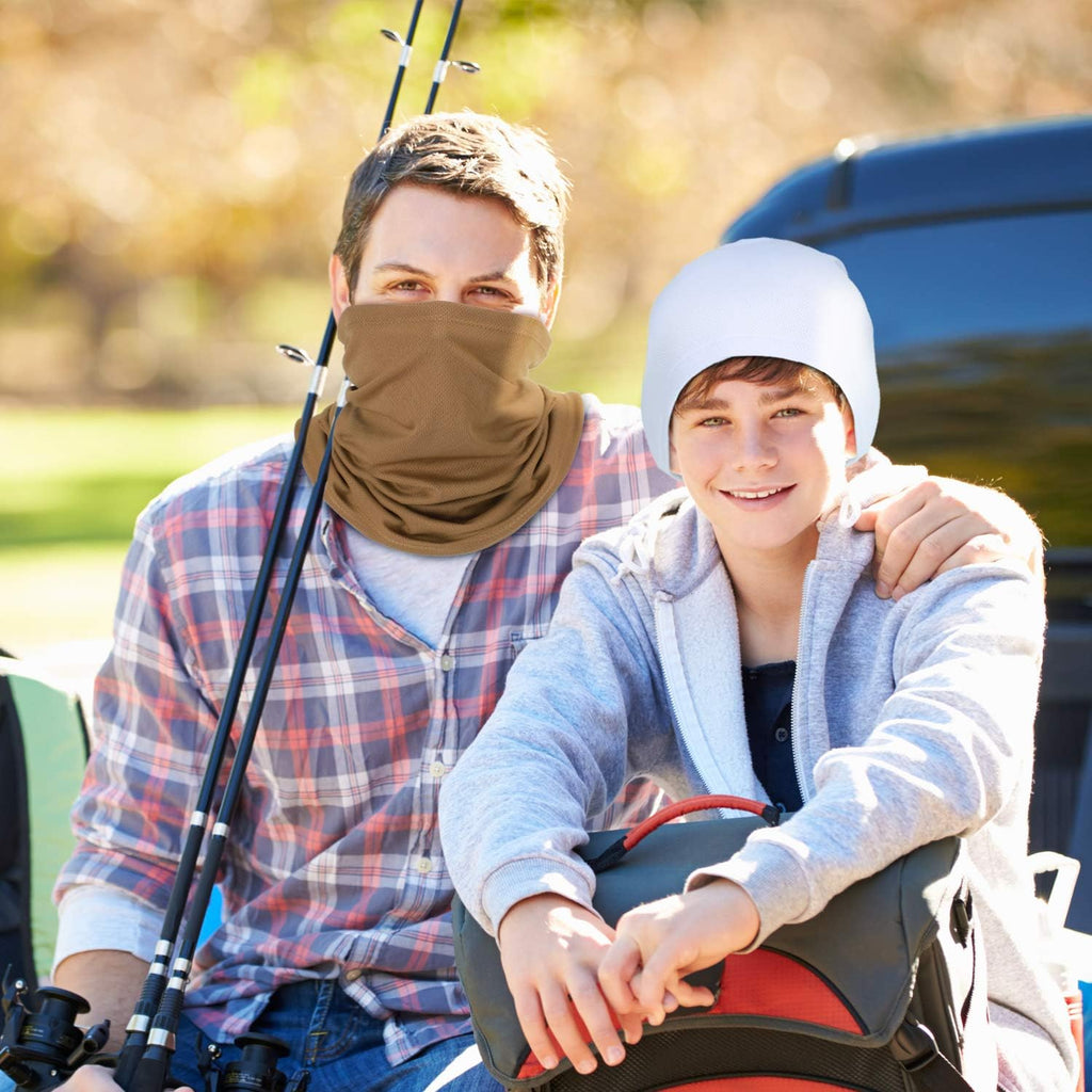 Summer Neck Gaiter Mask Windproof Scarf UV Protection Balaclava Bandanas Breathable Outdoor for Men Women