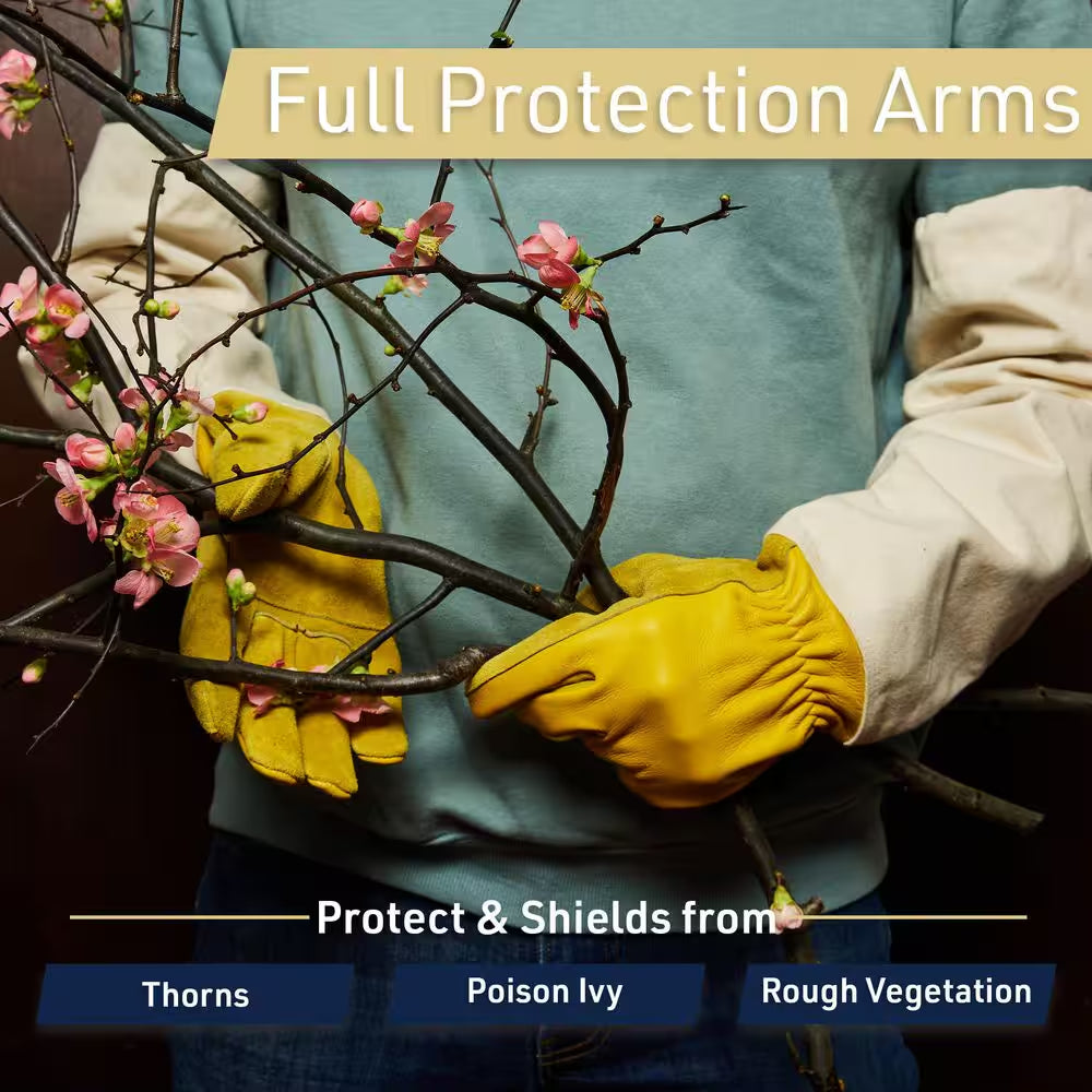 Long Gardening Gloves, Medium, Protective Garden Gloves for Planting, Pruning & Weeding