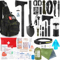 268-Piece Survival Kit, Emergency Survival Gear & First Aid Kit with Camping Tools, Headlamp & Crossbody Bag for Camping, Hiking & Hunting