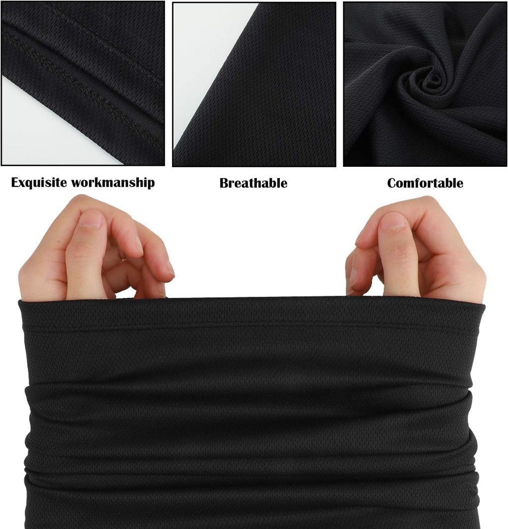Summer Neck Gaiter Mask Windproof Scarf UV Protection Balaclava Bandanas Breathable Outdoor for Men Women
