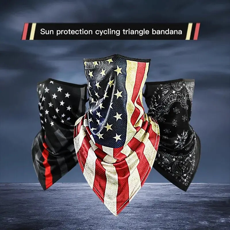 Cooling Neck Gaiter Bandana, Breathable Quick-Dry Face Covering for Outdoor Activities, Sun Protection Scarf for Motorcycle Riding, Hiking, Cycling & Camping