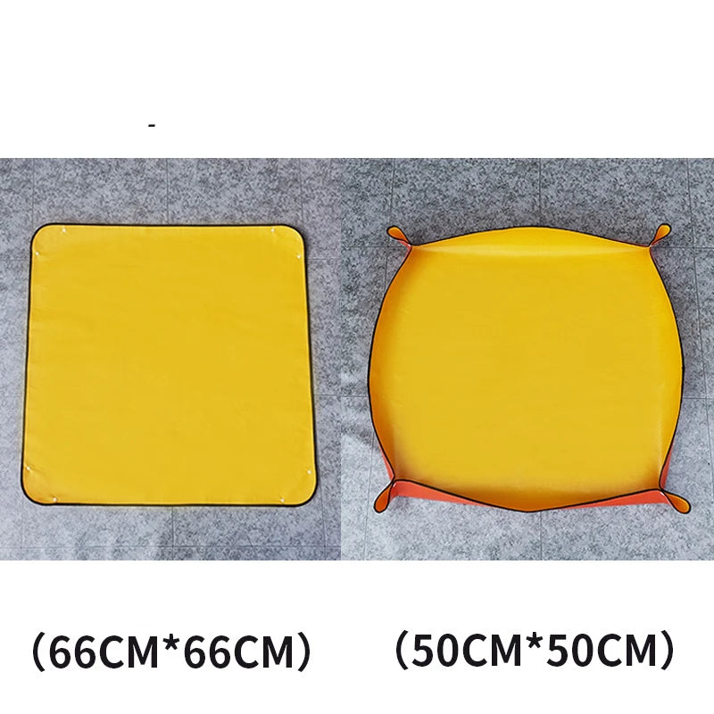Waterproof Foldable Plant Repotting Mat, PE Gardening Potting Pad for Planting, Transplanting & Flower Potting