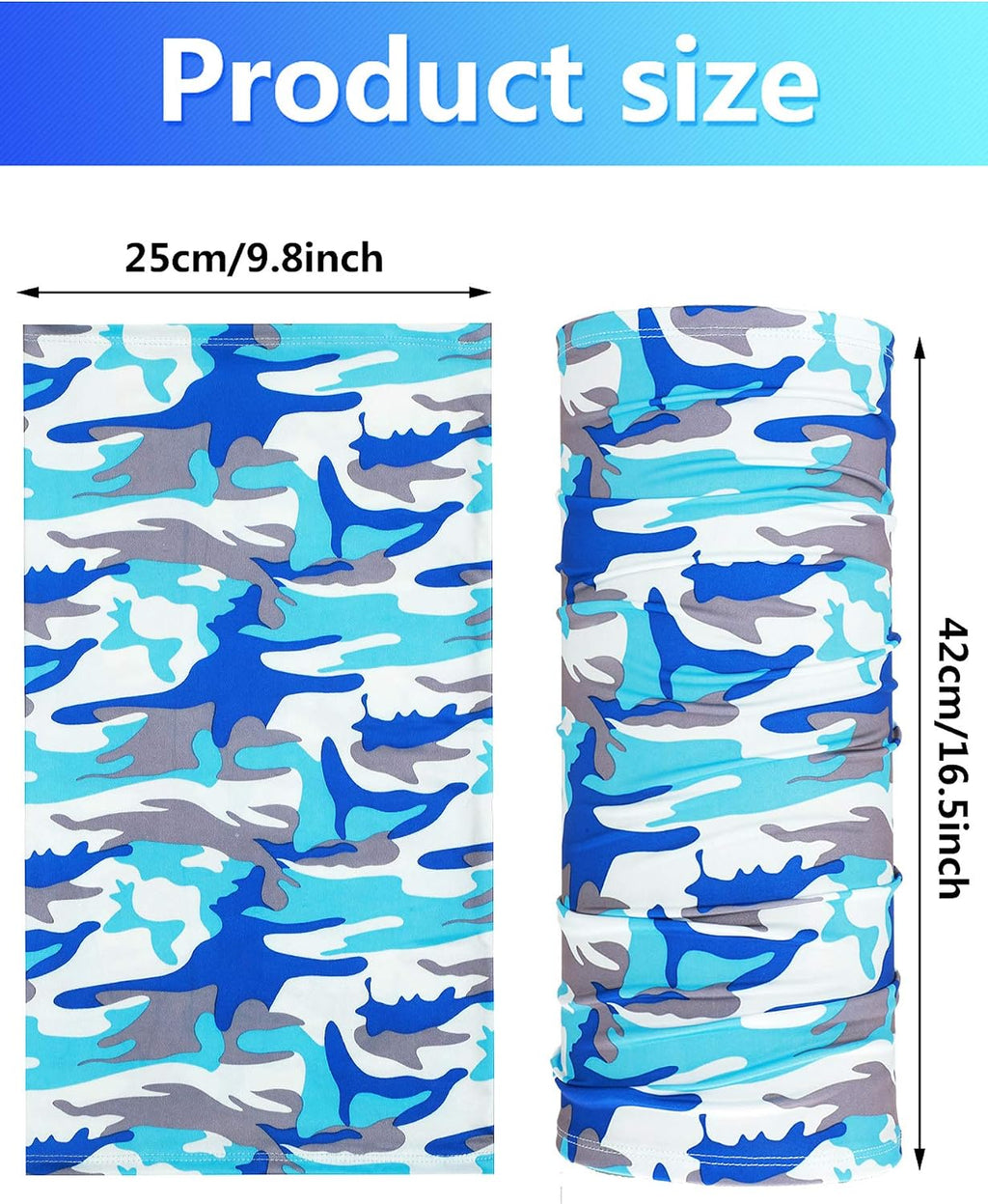 Summer Neck Gaiter Mask, Breathable UV Protection Scarf & Balaclava, Lightweight Windproof Face Cover for Men & Women, Outdoor Bandana for Hiking, Cycling & Riding
