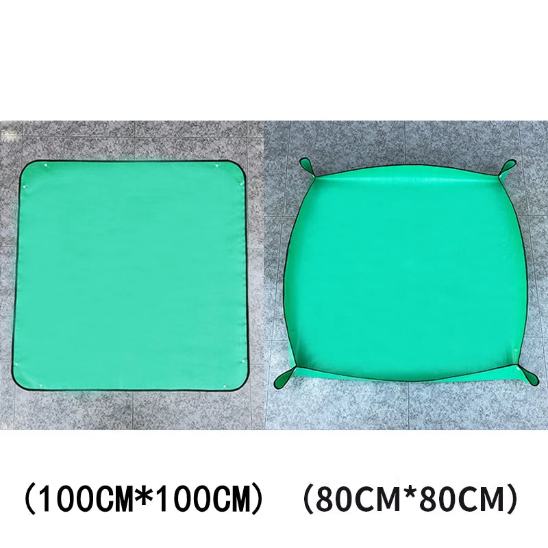 Waterproof Foldable Plant Repotting Mat, PE Gardening Potting Pad for Planting, Transplanting & Flower Potting