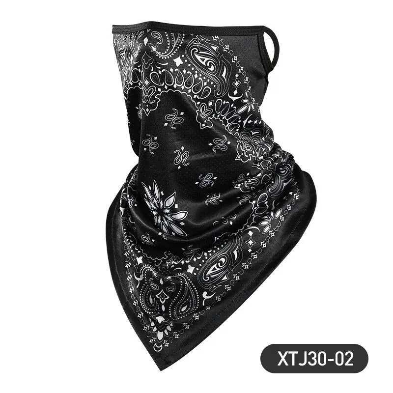 Cooling Neck Gaiter Bandana, Breathable Quick-Dry Face Covering for Outdoor Activities, Sun Protection Scarf for Motorcycle Riding, Hiking, Cycling & Camping