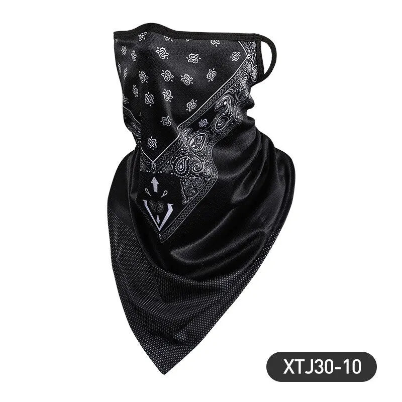 Cooling Neck Gaiter Bandana, Breathable Quick-Dry Face Covering for Outdoor Activities, Sun Protection Scarf for Motorcycle Riding, Hiking, Cycling & Camping