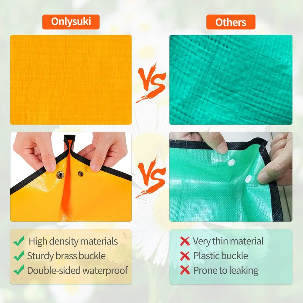 Waterproof Foldable Plant Repotting Mat, PE Gardening Potting Pad for Planting, Transplanting & Flower Potting