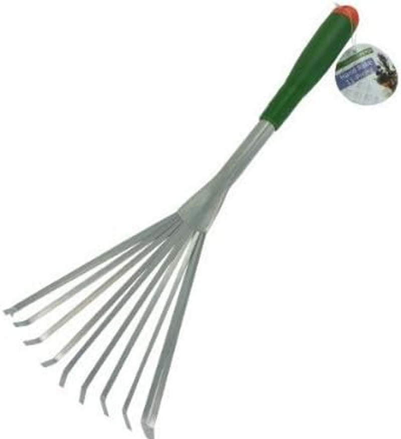 Small Gardening Hand Rake, Garden Cultivator Tool for Soil Loosening, Weeding & Planting