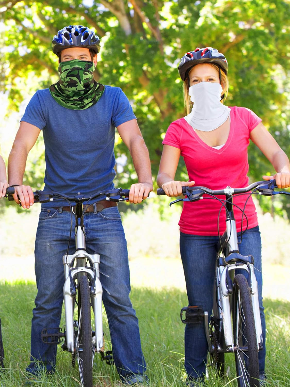 Summer Neck Gaiter Mask, Breathable UV Protection Scarf & Balaclava, Lightweight Windproof Face Cover for Men & Women, Outdoor Bandana for Hiking, Cycling & Riding