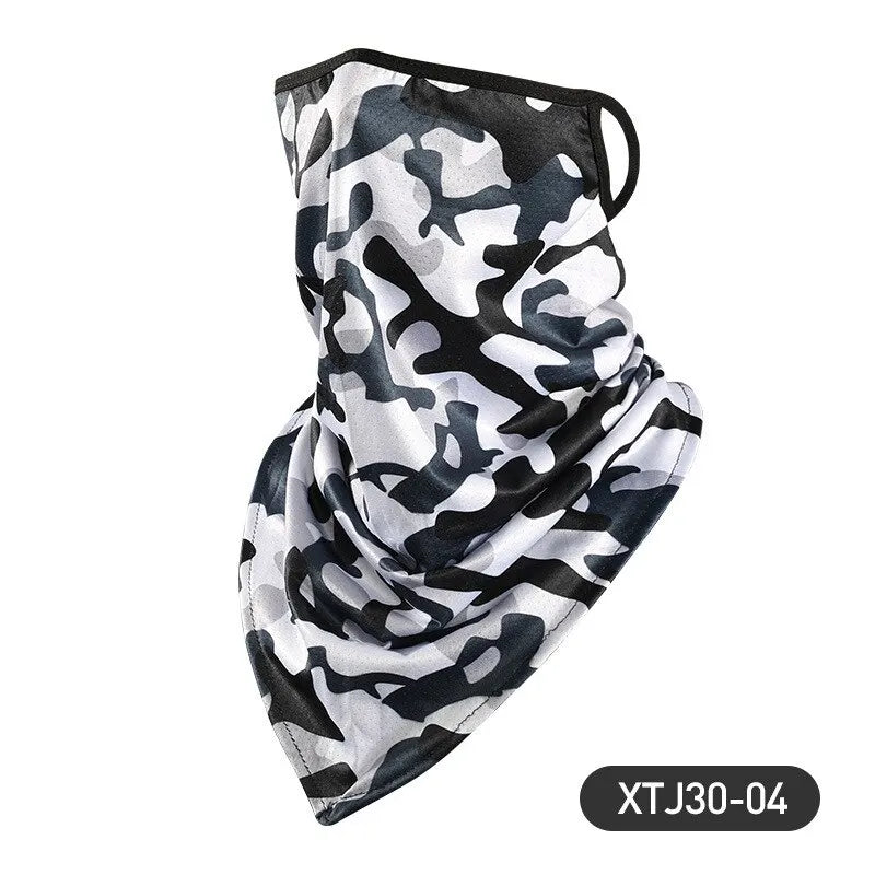Cooling Neck Gaiter Bandana, Breathable Quick-Dry Face Covering for Outdoor Activities, Sun Protection Scarf for Motorcycle Riding, Hiking, Cycling & Camping