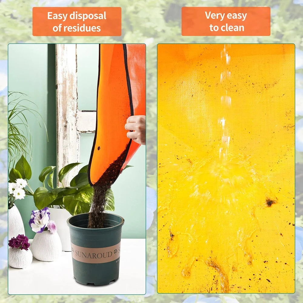 Waterproof Foldable Plant Repotting Mat, PE Gardening Potting Pad for Planting, Transplanting & Flower Potting