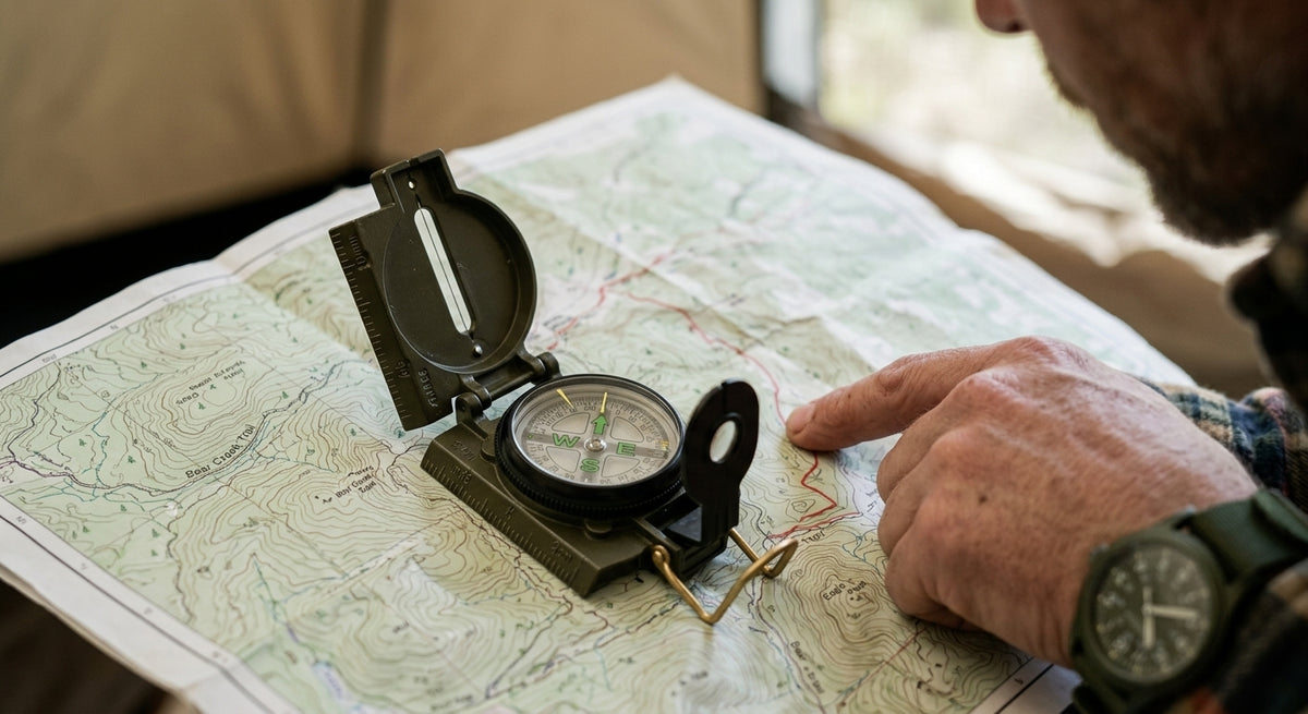 BRUNTON LENSATIC COMPASS